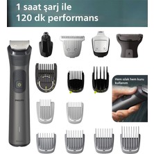 Philips Saç Sakal Vücut Kulak ve Burun ,çelik Bıçaklı Islak Kuru Kullanıma Uygun Hassas Kesim Sunan 15 Parça Şarjlı Erkek Bakım Seti Series 7000