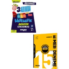 Ankara Yayıncılık 8. Sınıf Matematik 3 Adımda Soru Bankası + Hız Yayınları 15 Li Deneme