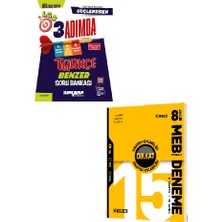 Ankara Yayıncılık 8. Sınıf Türkçe 3 Adımda Soru Bankası + Hız Yayınları 15 Li Deneme