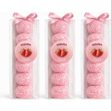 Visuda Sabun Visuda - Köpüren Banyo Topu Çilek Aromalı / 15 Adet 750GR