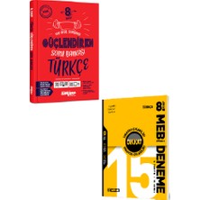 Ankara Yayıncılık 8. Sınıf Türkçe Güçlendiren Soru Bankası + Hız Yayınları 15 Li Deneme (5 Yarıyıl + 10 Genel Deneme)