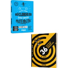 Hız Yayınları 8. Sınıf Matematik 36 Haftalık Kazanım Denemeleri + Ankara Yayıncılık Güçlendiren Soru Bankası