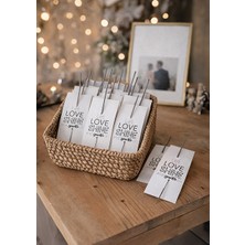 Bi Tutam Mutluluk Düğün,kına Gecesi,nişan Işıltı Kartları 20 Adet