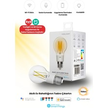 Yeelight 700LM Akıllı Filament Ampül E-27 Duy Tipi 5 W Sıcak Beyaz Işık Rengi ile Enerji Tasarrufu