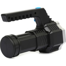 Fantastik Store PS-3879 USB Şarj Göstergeli Şarj Edilebilir 7*xpe +Cob LED El Feneri - Lisinya