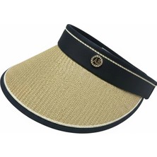 Gullfoss Vizon Hasır Desenli Siperlik Ayarlanabilir Vizör Şapka