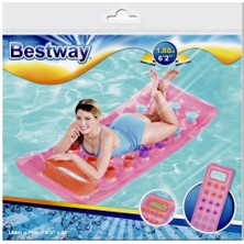 Fantastik Store Bestway Şişme Pencereli Bardaklı Deniz Yatağı - 43040 (Lisinya)