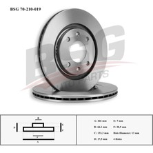 Bsg Fren Dıskı On Havalı 4 Bjn 265,8X20,4X66,06X27,5 Partner 1.9 D-2.0 Hdı 1996-2008/BERLINGO 1.6i -1.9 D 1996-2008/206 1.6 Hdı-1.6i 16V-2.0I 1998-2006/XSARA 1.4-1.6 97-2005/306 1.4i-1.6i-1.8i 93-2002