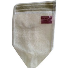 Aesco Ipek Sırt ve Vücut Tellak Kese Beyaz 16X27