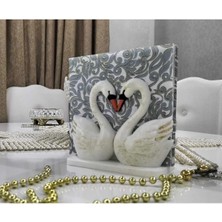 GezegenX Peçetelik, Dekoratif Şık Mutfak Sunum Peçetesi, Kuğu Figürlü Peçete Standı, Masa Üstü Tasarım