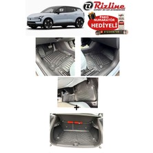 Rizline Volvo EX30 2024-2025-2026 Havuzlu Paspas ve Bagaj Havuzu Seti