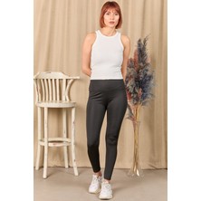 Aesco Kadın Yüksek Bel Şardonlu Tayt