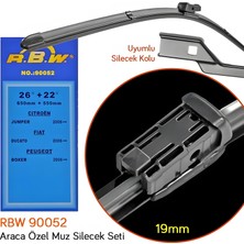 Citroën Jumper (2006→) Fiat Ducato (2006→) Peugeot Boxer (2006→) Araca Özel Silecek Takımı RBW-90052