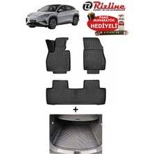 Rizline Byd Sealion 7 2025-2026 Havuzlu Paspas ve Üst Kademe Bagaj Havuzu Seti