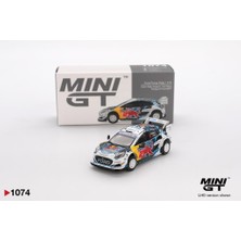 Mini Gt 1074 Ford Puma Rally1 #16 M-Sport Ford Wrt 2024 Rally Finland 3rd Place 1/64 Model Araba
