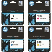 HP 938 Kartuş Multi Paket 4 Renk 9720