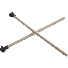 Aesco Doğal Ahşap Kuş Tüneği 1.2 Cm-25 cm Standart Siyah (2 Adet)