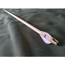 Konuralp Okçuluk Konuralp Geleneksel Ahşap Menzil Oku 1 Adet Hedef Atış İçin Dayanıklı Okçuluk Ekipmanı