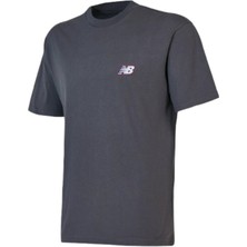 New Balance Nb Lifestyle Men Tshirt MNT1647-GRY Gri Tişört