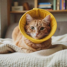 TrendyPati Kedi ve Köpek Koni Yakalığı , Elizabeth Yakalık, Ameliyat Sonrası Koruyucu Yakalık