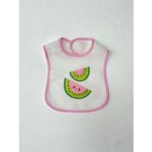 Buude Sıvı Geçirmez Nakışlı Bebek Mama Önlüğü – Su Geçirmez, Leke Tutmaz (0-12 Ay)