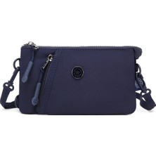 Smart Bags Lacivert Ultra Hafif Kumaş Günlük Küçük Boy Kadın Telefon Para ve Kart Çantası