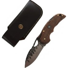 Göcen Dövme Paslanmaz Çelikten Sırttan Kilitlli Çakı Kılıflı Erkekler Için Kişiselleştirilebilir Hediye Outdoor Bushcraft Kamp Bıçağı