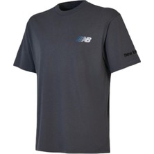 New Balance Nb Lifestyle Men Tshirt MNT1644-GRY Gri Tişört
