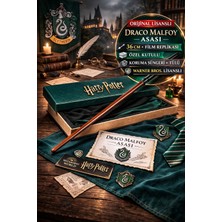 Toyfest Draco Malfoy Asası 36 cm Orijinal Lisanslı Kutulu Koleksiyon Harry Potter Asa