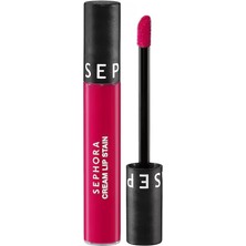 Sephora Cream Lip Stain  Bulaşmayan Kadife Bitişli Ruj - Mat Likit Ruj - 126 Hot Hot Pink (5 Ml)