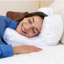 Zeelux Güzellik Yastığı – Beauty Sleep PILLOW,%100 Ipek Kumaşlı Kırışıklık Önleyici Yüz Yastığı, Sırt Üstü ve Yan Yatanlar Için Ergonomik Yüz ve Boyun Destek Yastığı