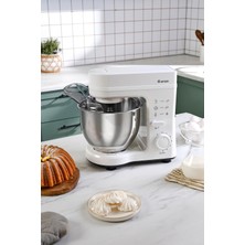 Emsan Maestrochef Stella Hamur Yoğurma Makinesi White 1500W 5l Mutfak Terazisi Hediye
