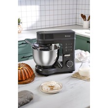 Emsan Maestrochef Stella Hamur Yoğurma Makinesi Space Gray 1500W 5l Mutfak Terazi Hediyeli