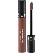 Sephora Cream Lip Stain  Bulaşmayan Kadife Bitişli Ruj - Mat Likit Ruj - 76 Blaze Of Glory (5 Ml)