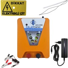 bluebee EC02 G12V Ç15000V 7.8joule Güç Ayarlı Elektrikli Çit Cihazı