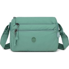 Smart Bags Mint Kadın Omuz Çantası Hafif Kumaş Çok Cepli Çapraz Uzun Askılı