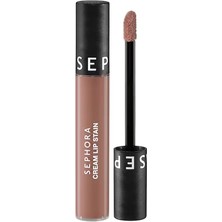 Sephora Cream Lip Stain  Bulaşmayan Kadife Bitişli Ruj - Mat Likit Ruj - 120 Soft Mocha (5 Ml)