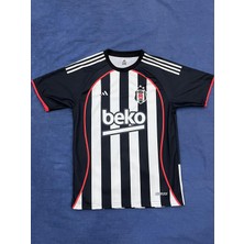 Beşik.taş Siyah Beyaz Iç Saha 2025/2026 Yeni Sezon Arkası Boş Forma