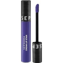 Sephora Cream Lip Stain  Bulaşmayan Kadife Bitişli Ruj - Mat Likit Ruj - 136 Ultra Violet (5 Ml)