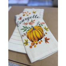 Luca Sera 2’li Kabak Turuncu 40X60 Mutfak Havlusu