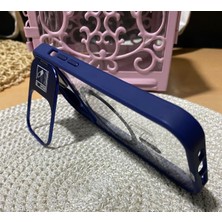 Iphone 14 Promax Standlı Mat Magsafe Lens Hediyeli Kılıf