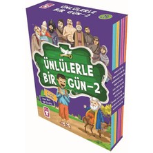 Timaş Çocuk Timaş Ünlülerle Bir Gün 2 Seti - 10 Kitap Takım Karton Kapak Eğlenceli Tasarım 48 Sayfa