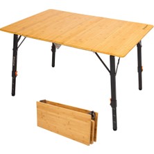 Kingcamp Bamboo All-Terrain L 100X70 Bambu Kamp Masası