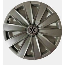 Yk Volkswagen Transporter / Caravelle Uyumlu 16 Inç Jant Kapağı 4'lü Takım Amblem Hediyeli