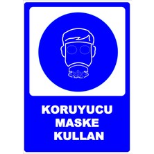 İnterform Koruyucu Maske Kullan Levhası 25 x 35 cm