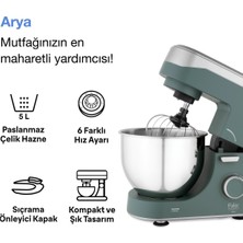 Fakir Arya Mutfak Şefi 1500W Deep Mint Mutfak Terazi Hediyeli