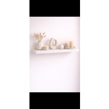 Defneli Duvar Rafı 15cm Dekoratif Kitaplık, Çiçeklik, Aksesuar Rafı