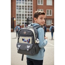 Pearnight Relaxion Kız ve Erkek Çocuk Okul Çantası 3 Lü Takım