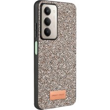 Starseven Onegif Redmi 15 4g Bright Simli Kapak - Gümüş