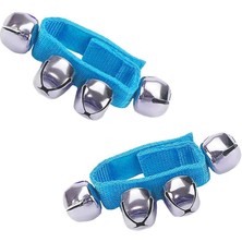 Braventa Collection ORF-PLT-04BL Örf Aletleri Ritim Seti Bilek Zili Mavi (1 Çift)